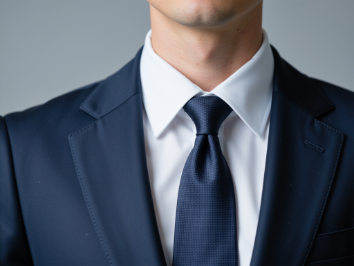 四十岁左右男性教师头像，穿职业装，表情严肃认真，背景简洁，明亮自然光